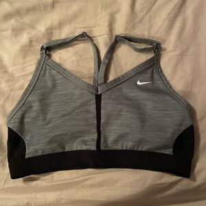 Nike Women's Heather Gray Sports Bra